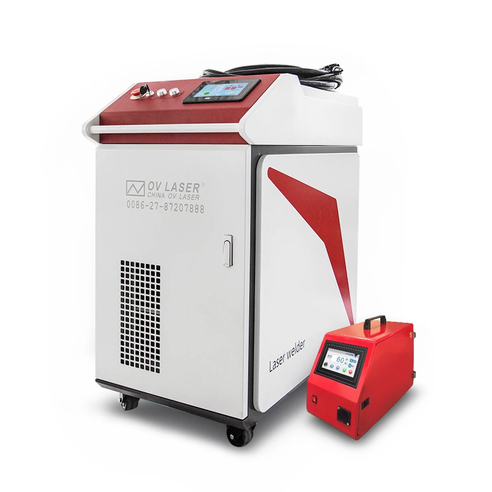 High Precision 2000W Metal Laser Welder Handheld Fiber Laser Welding Machine for Metal Steel Alloy Aluminum Cylinder