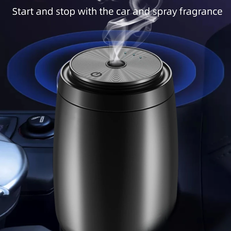 Waterless Car perfume diffuser machine battery powered Pure perfume aroma diffuser nebulizer diffuser for car