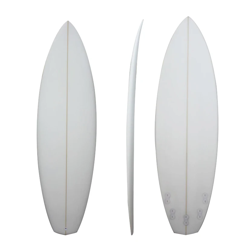 High quality PU material short surfboard with non-slip EVA foam pad