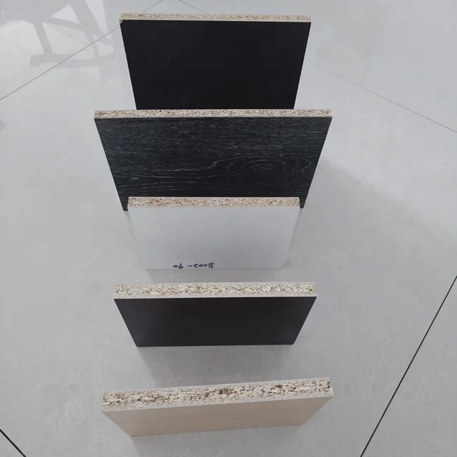 different colors melamine faced laminated  particle board chipboard flakeboard 15mm 18mm