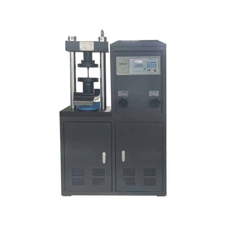 Cement compression and flexural press test machine