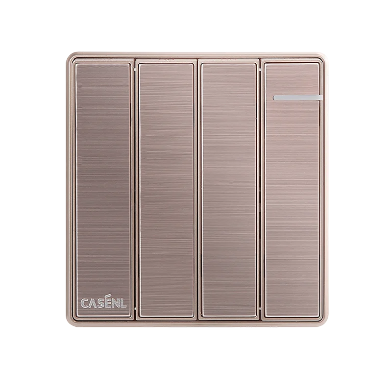 Latest design Products Manufacturer switch 13A 4 Gang one way Home safety pushbutton Wall Switches