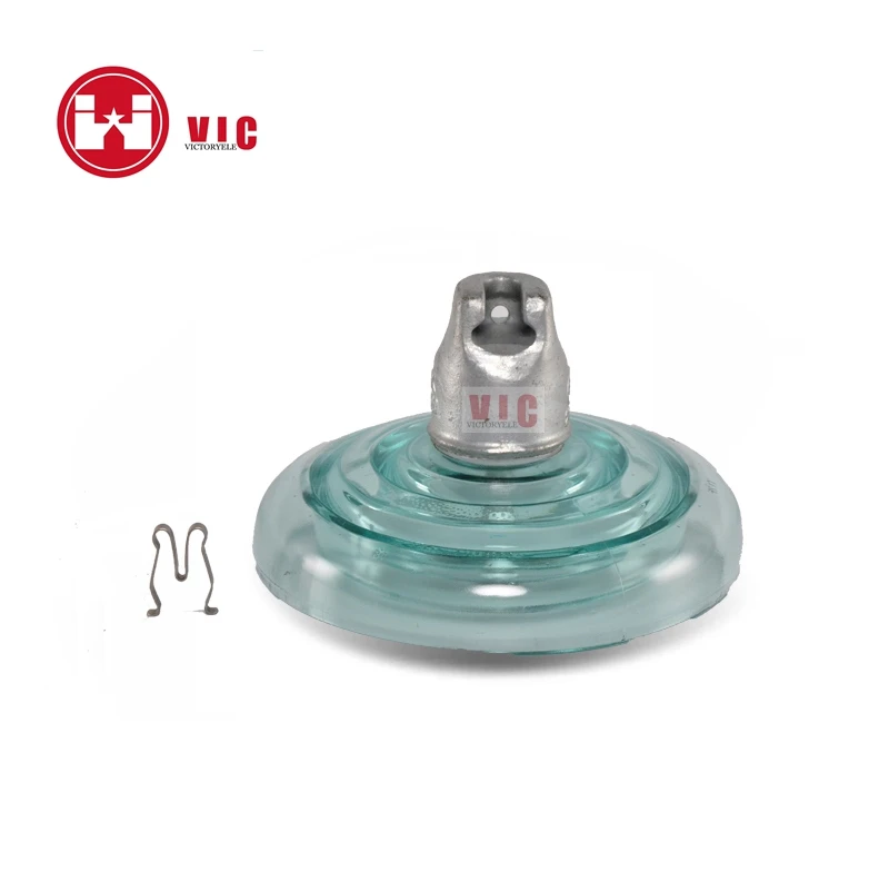 High Quality Suspension Disc Type Toughened Glass Insulator For Overhead Transmission Line