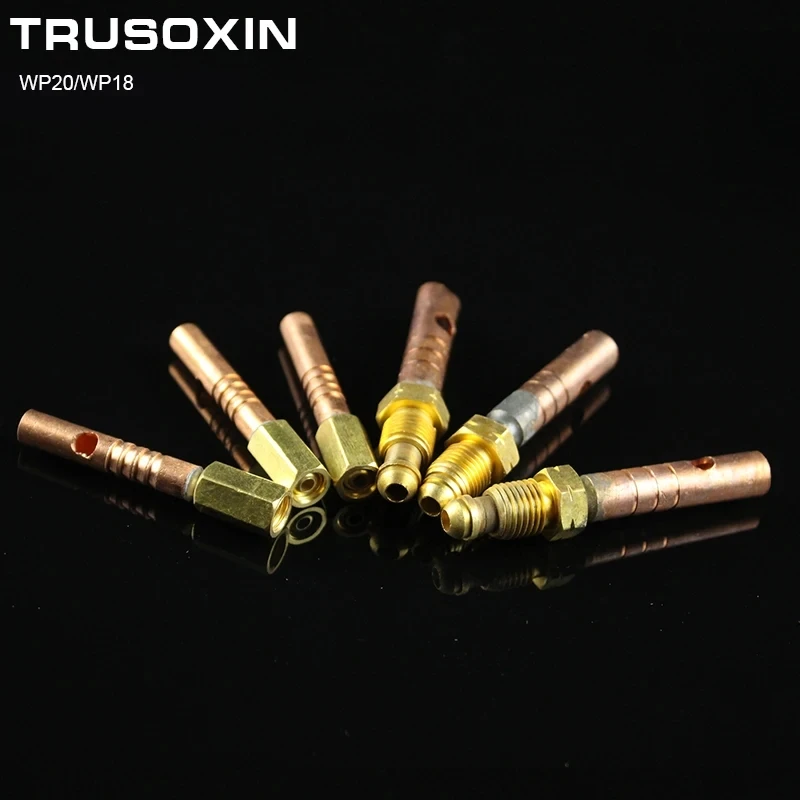 1PCS TIG Water Cooling Welding Torch Male Front Connector For WP20 WP18 TIG Torch Splice