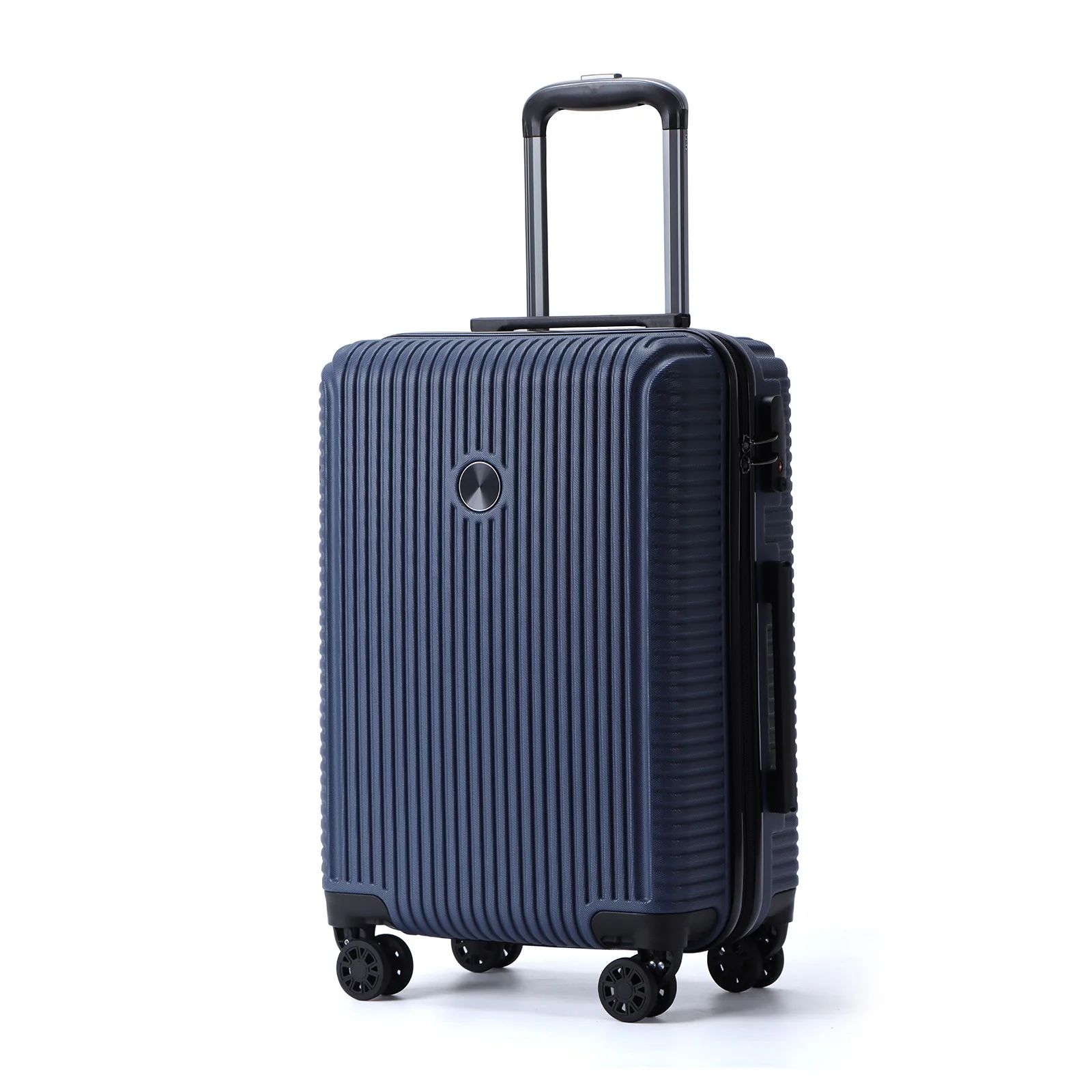 Classic Stripes Travel Spinner Silent Wheel ABS Hard Shell Suite Case Travelling Bags Luggage