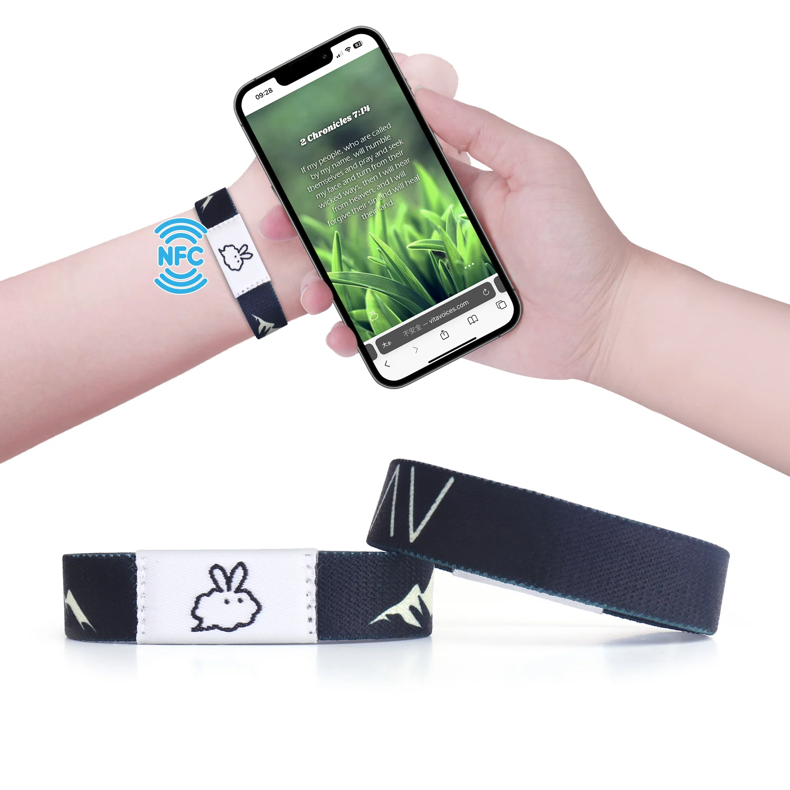 Armband Nfc Waterproof Religious Inspirational Motivational Quote Custom Bible Verse Bracelets Wristbands In Bulk For Phone