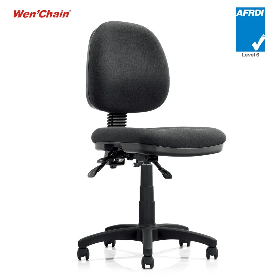 Inexpensive Comfortable Design Meeting Room Chairs AFRDI Certified Blue Fabric Tick Offical Office Task Staff Chair