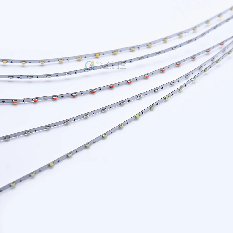 CZINELIGHT 3V 1.5mm 138leds/meter 0603 led strips white green blue yellow red SMD0603 leds strips IP20