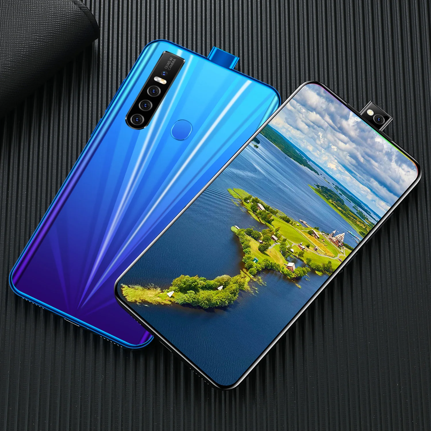Free Sample  4G Android 10 HD Pop-up Selfie Camera 6.7 Inch 8GB+256GB SmartPhone Face iD Unlock Mobile Phone NEX 5lite Telephone