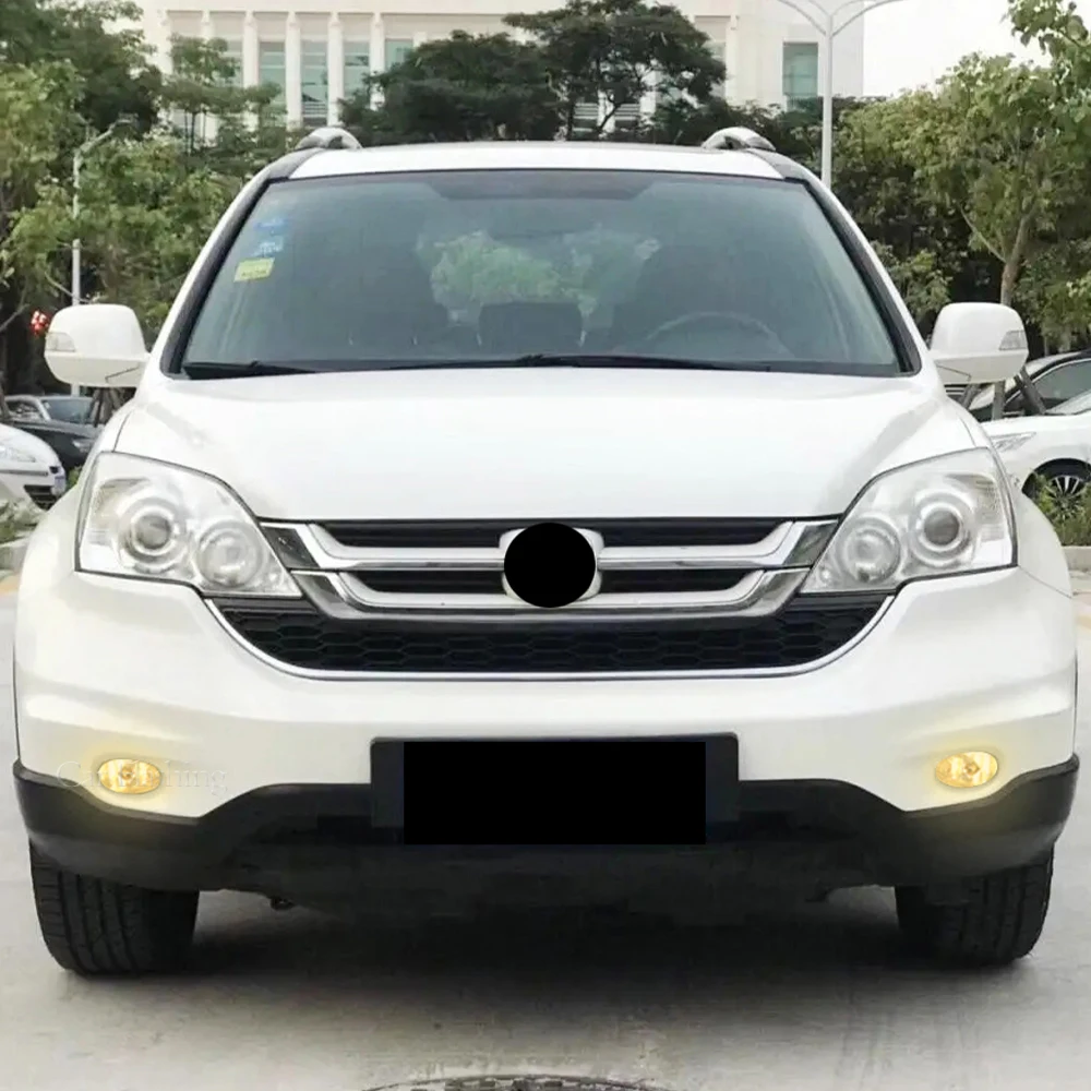 Car Front Bumper Fog Lamp Halogen Fog Light For HONDA CRV CR-V III RE1 RE2 RE4 2010 2011 LED Foglight With Glass Lens