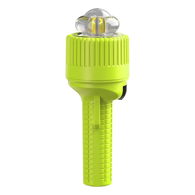 6 Nautical Miles Visible SOS Signal LED Flare Electronic Visual Distress Light with Daytime Distress Flag and Whistle for Boats