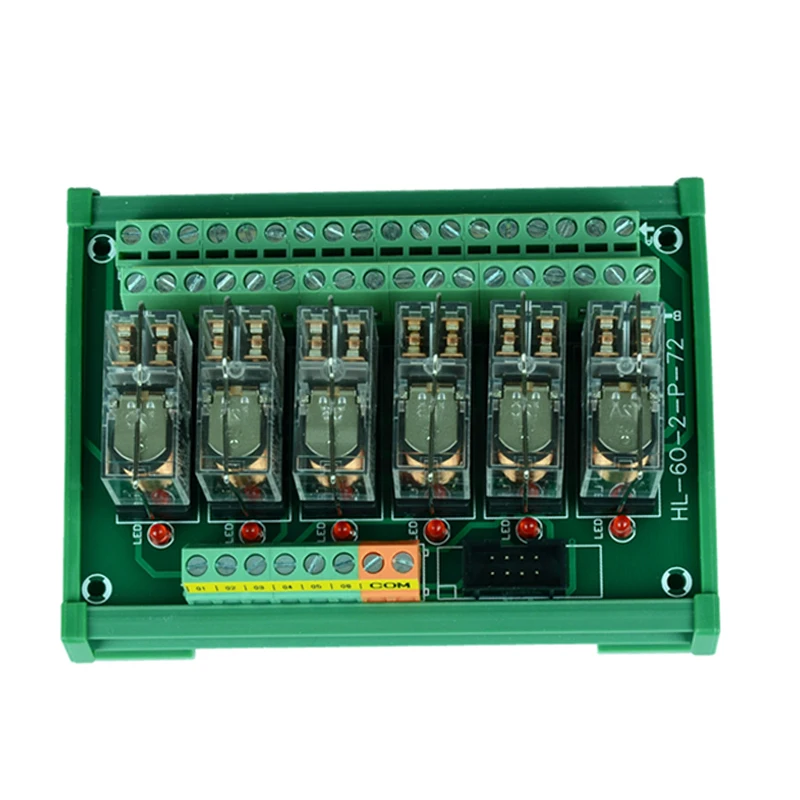 G2R-2 6-канальный триггерный релейный модуль 2NO 2NC электронный DPDT реле 24V с самонастраиваемым устройством