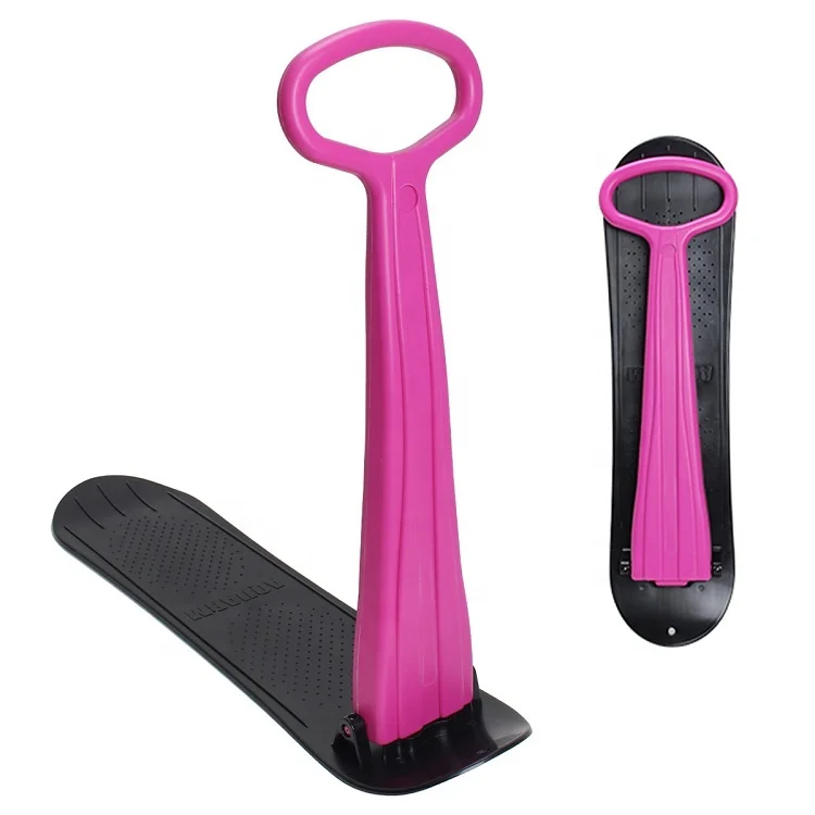 Kids plastic folding Snow Scooter Kick-Scooter Sledge Snowboard Ski Car for Children