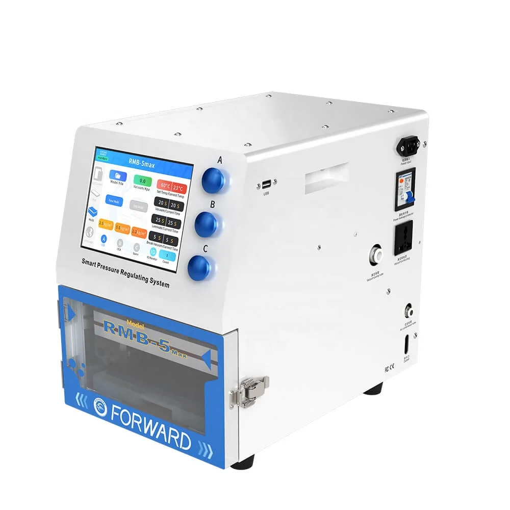 FORWARD NEW RMB-5 Max OCA Vacuum Lamination Machine Auto Pressure Adjustment For i phone Huawei Samsung LCD Screen Replacement