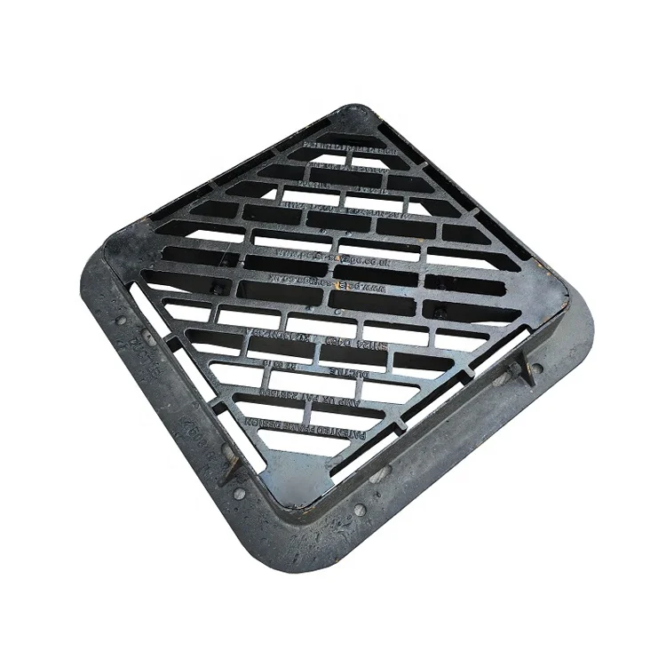 Heavy Duty D400 Round Ductile Cast Iron Manhole Cover Gully Gratings for Municipal Road