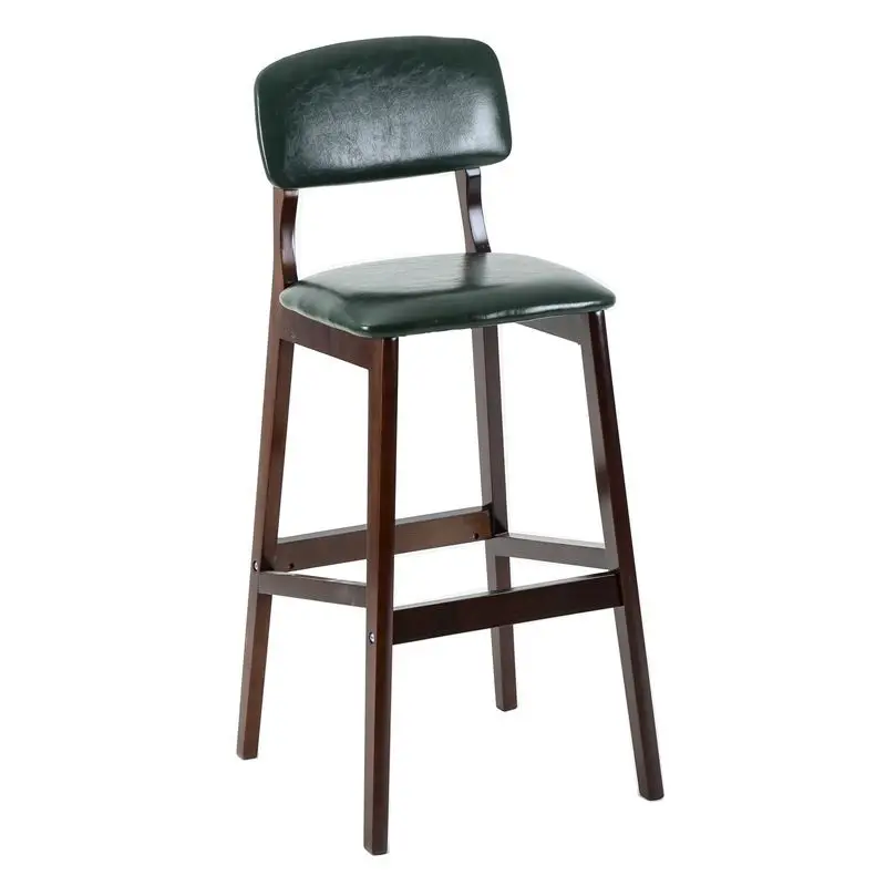 DISHI Wholesale Nordic Luxury Dining Restaurant Furniture Pub Cafe Home Patio Outdoor High Wooden Bar Stool