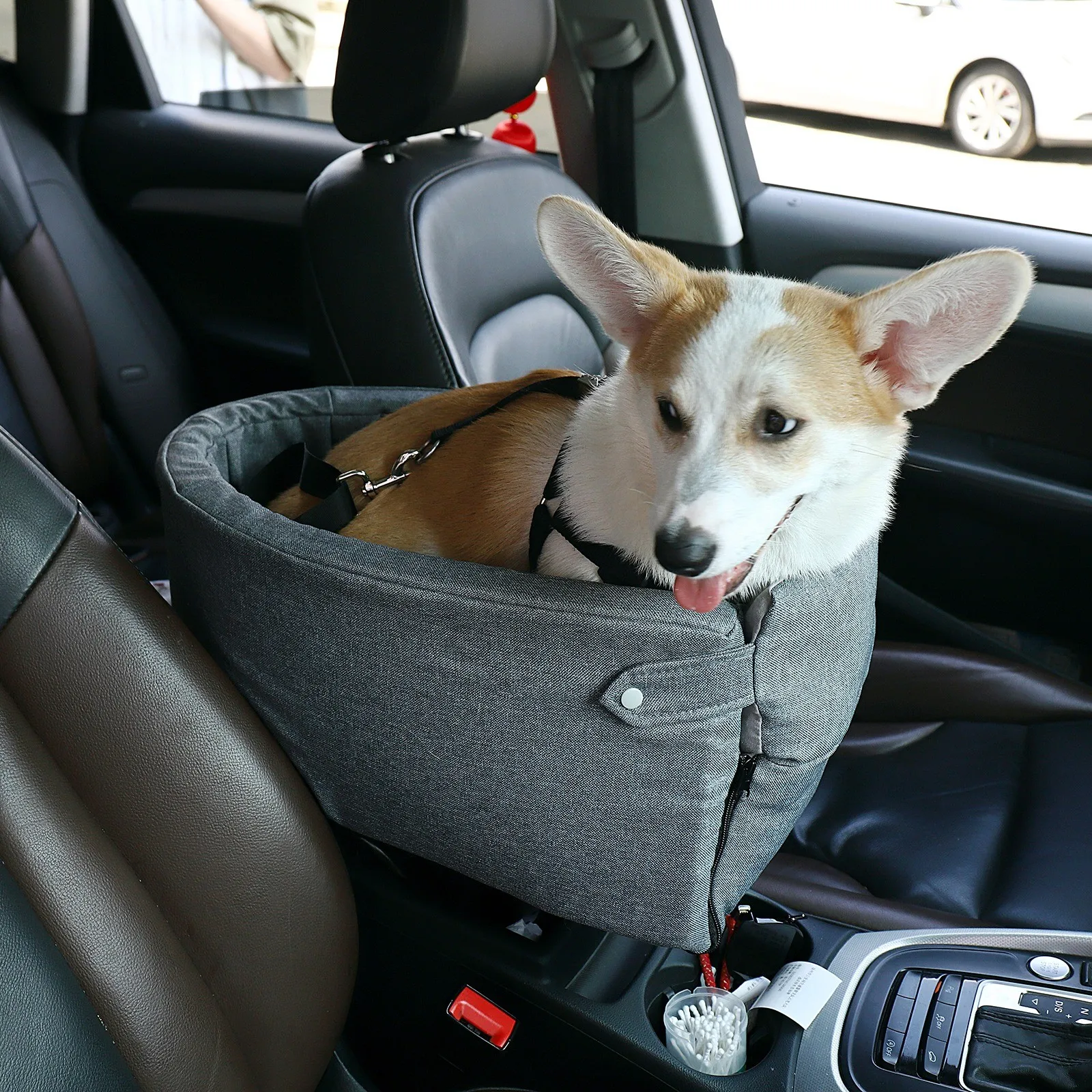 Portable Cat Dog Bed Travel Central Control Car Safety Pet Seat Transport Dog Carrier Protector For Small Dog Chihuahua Teddy