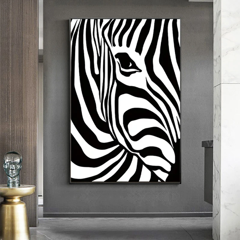 High Quality Large Hand painted Abstract Oil Painting of Funny Animals Pop Art Wall Art for Wall Decoration