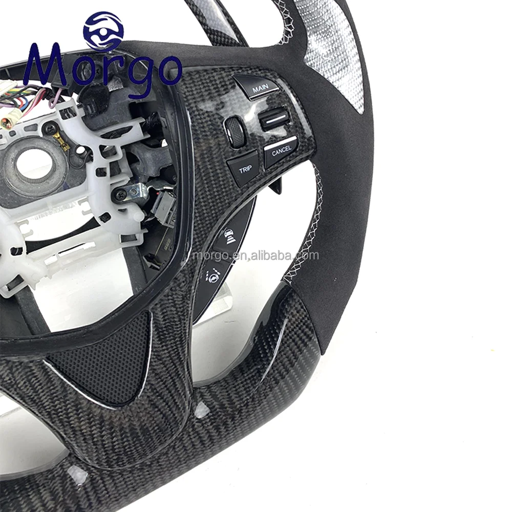 Cars accessories for Honda Customized carbon fiber steering wheel for Honda Acura TLX/TSX 2012-2018 more series Civic Accord