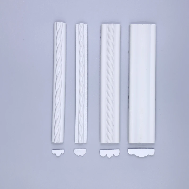 High Quality Custom Logo  Waterproof Interior Decorative PVC Moulding trim