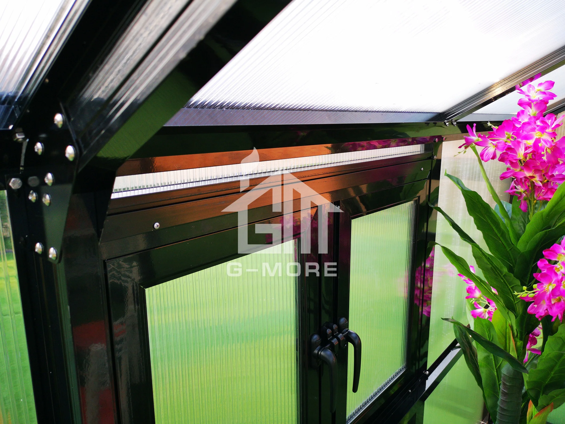 G-MORE Titan Series  Wholesale  Aluminium Polycarbonate Garden Greenhouse Kit GM32404