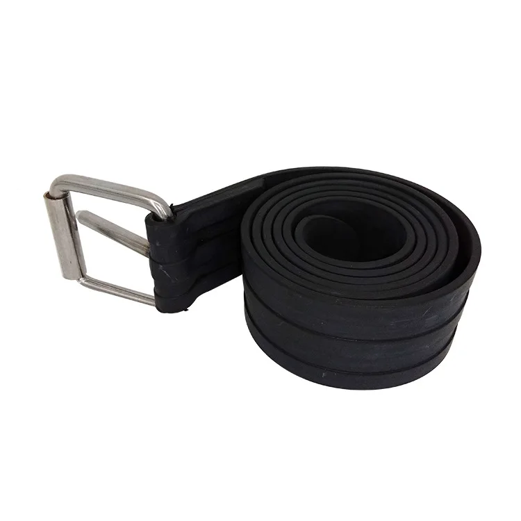 Hot Selling Diving Free Weight Belt Stainless Steel Quick Shackle Elastic Rubber Weight Belt Equipment
