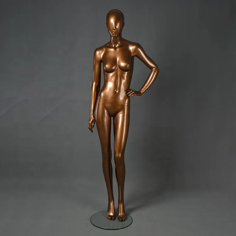 
realistic female mannequin in gloss 