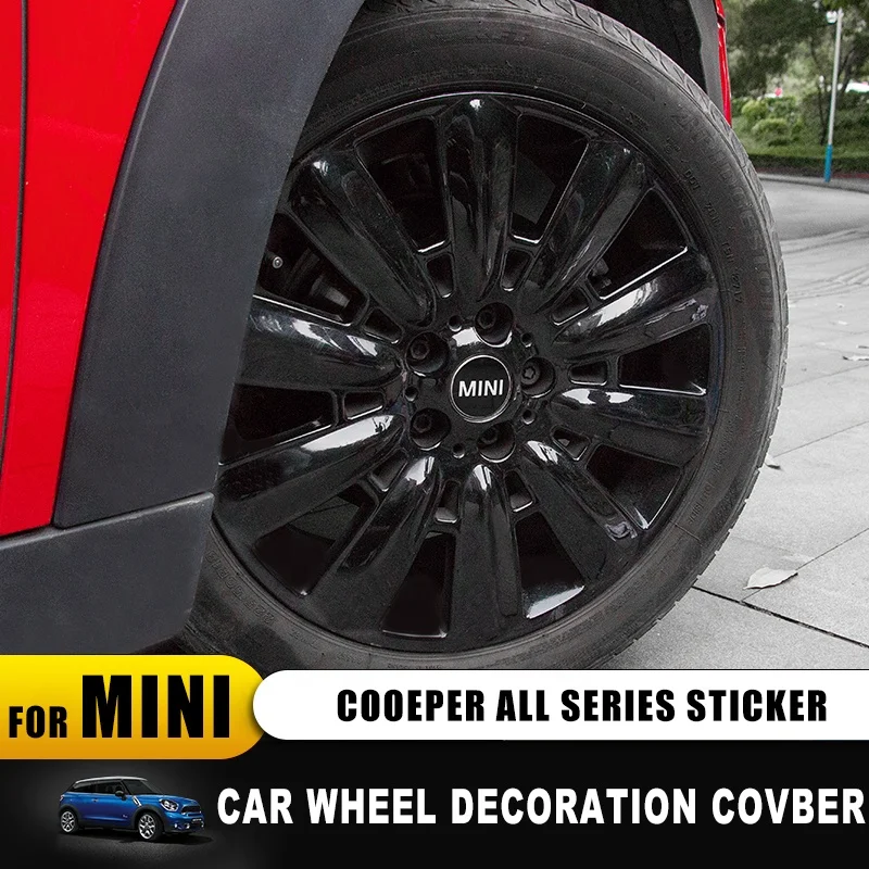 Union Jack For Mini Cooper R55 R56 R60 R61 F54 F55 F56 F60 One S JCW Wheel Center Hub Hubcaps Cover Shell Case Car