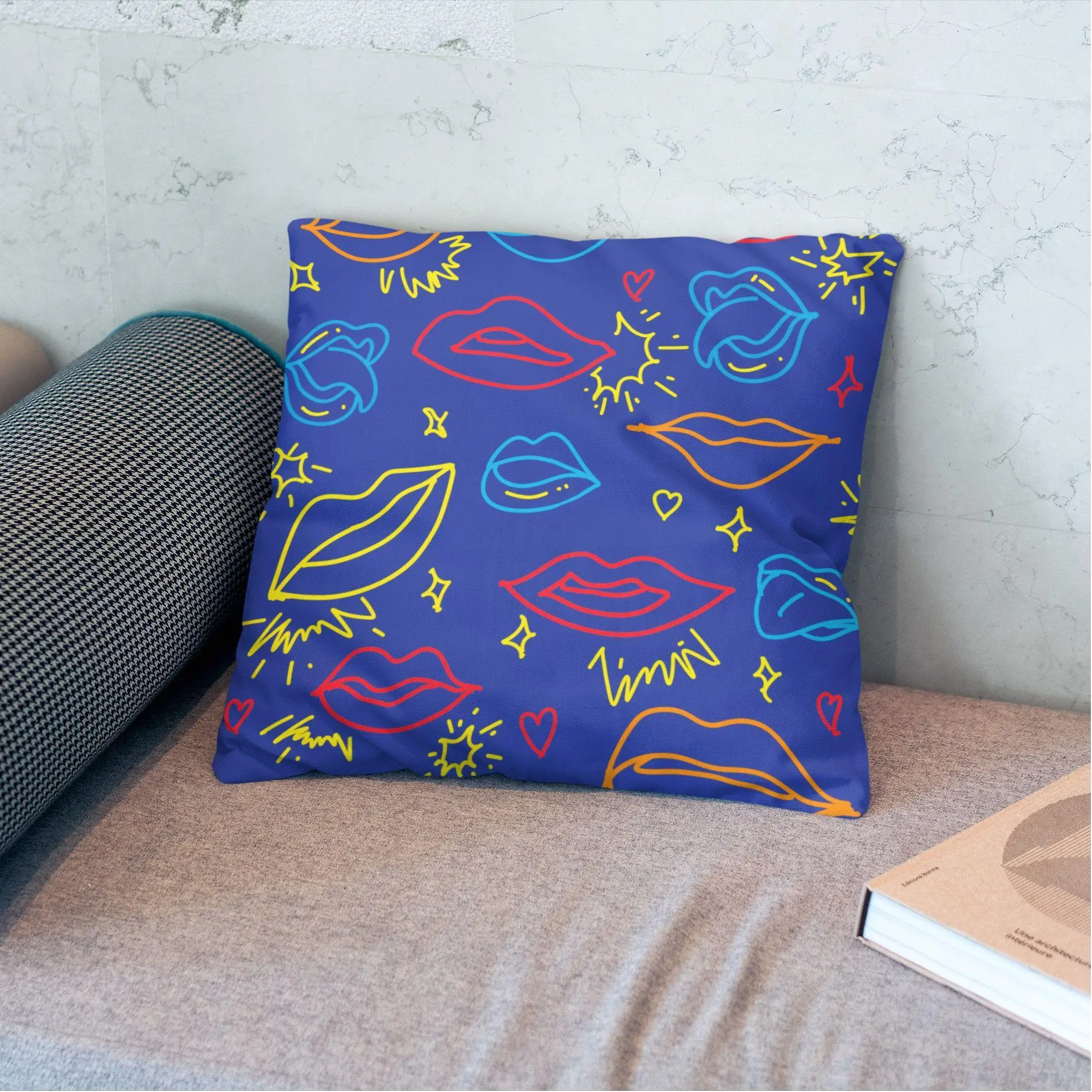 Cushion Cases Blank Pillows Soft New Design Body Set With Box Plain Colours Types Of Home Decor Seat Cover Jacquard Cushion