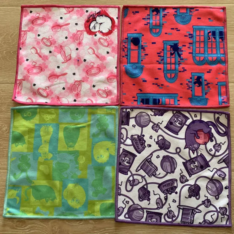 Premium print sublimated kitchen rally sports towel top absorbent cleaning towel