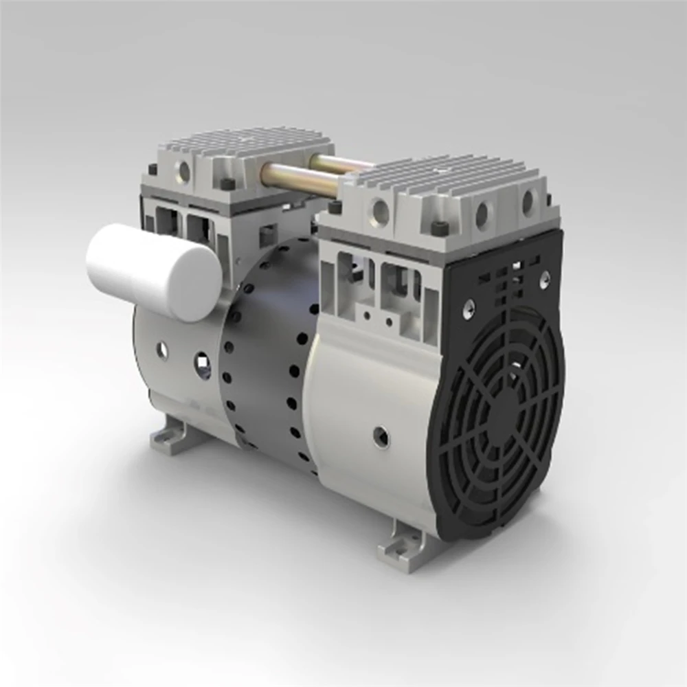 Поршневой вакуумный насос высокого давления без масла с электрическим мотором 220 В/110 В, воздушный компрессор, головной насос для медицинской машины