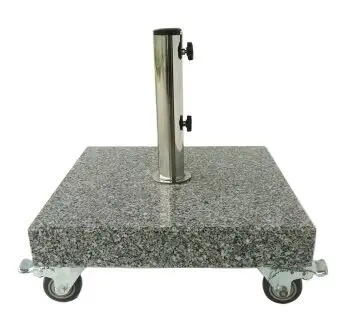 Luxury Cantilever Umbrella with Manual Control Fiberglass Frame Garden Sun Umbrellas Bases UV Printed Plastic Base for Adults