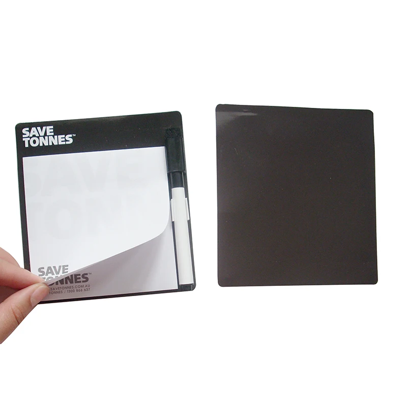 Custom 50sheets magnet memo /  magnet fridge sticky notes with marker pen
