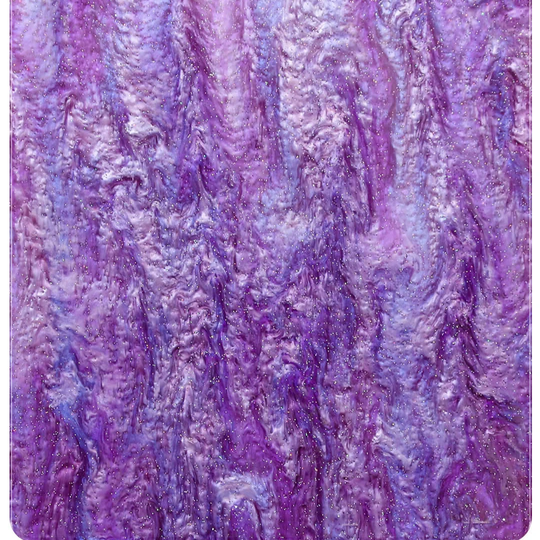 custom violet purple starry sky marble patterned acrylic sheet for laser cut art crafts