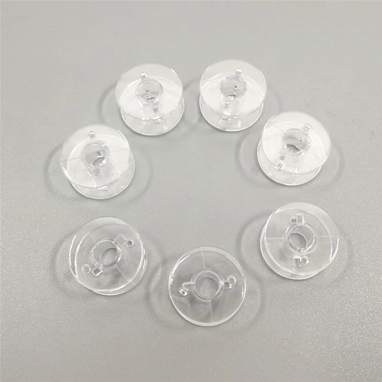 25pcs/set 2518P Empty Bottom Thread Bobbin Set for Home Sewing Machine Storage Box Included