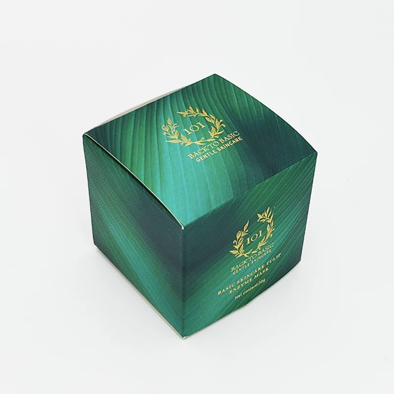 Eco-friendly custom logo printed cardboard box paper card box cosmetic face cream packaging box for skincare