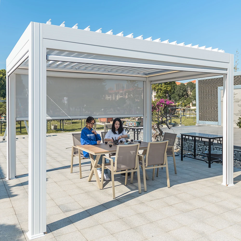 modern style New luxury silent waterproof 12V motor external wall lamp Pavilion  shade room