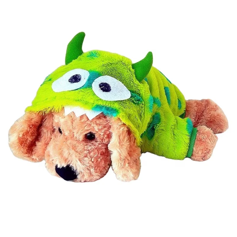 
Fancy cute green dot small dog designer cloths clothes pet winter warm pet hoodies 