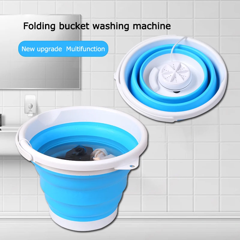  2021 Factory Sales Home Bucket Foldable Mini Washing Machine Cheap With Spin Dryer Portable Twin