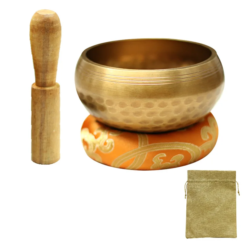 Nepal Buddha sound yoga meditation Tibetan bronze Buddha sound wholesale singing bowl set