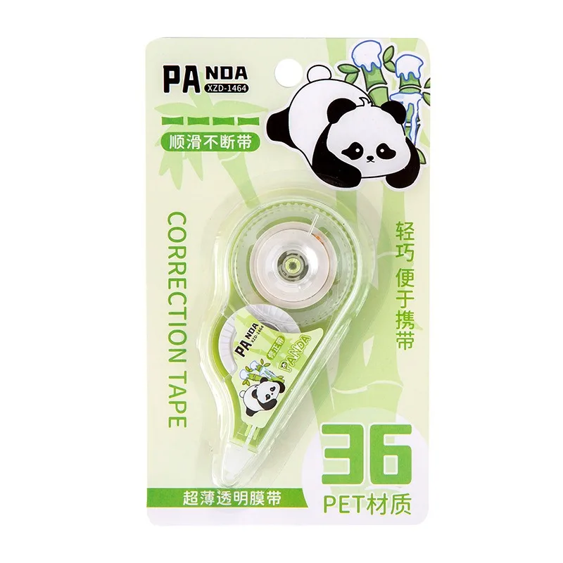Cartoon Panda Correction Tape Kawaii 5m Correction Tape Large Capacity Creative learning stationery Correction Tape  1126