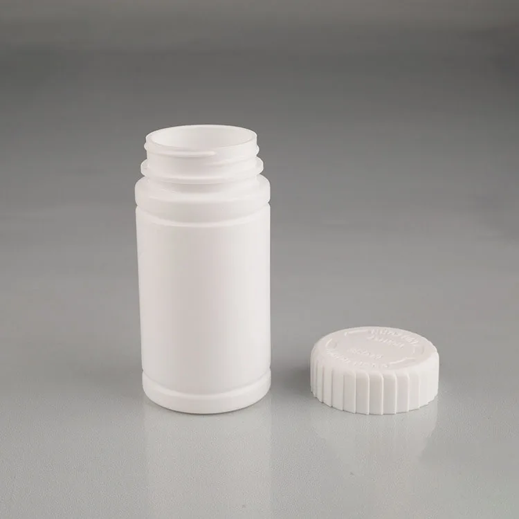 160ml wholesale can be customized food grade medicine bottle White plastic pill bottle Plastic capsule bottle