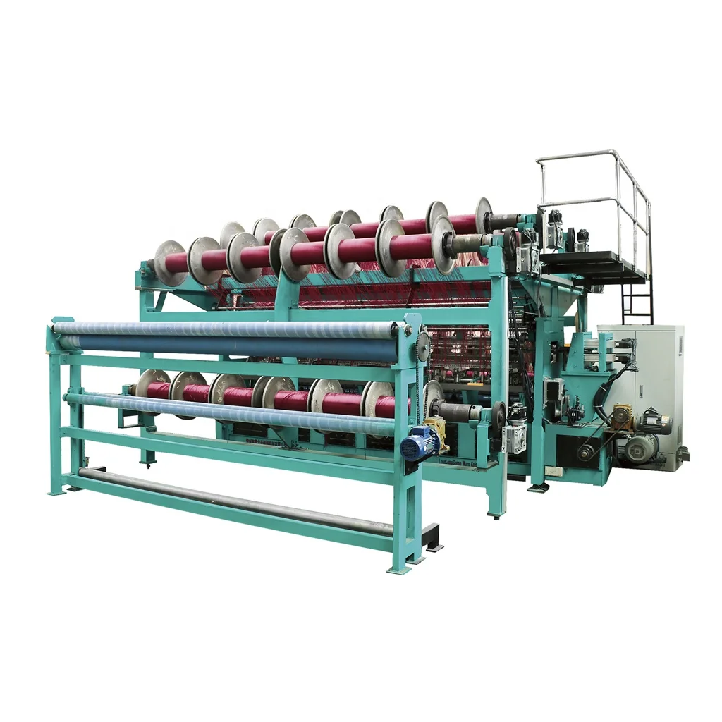 easily operate textile machinery safety net and fencing net international quality warp knitting machines