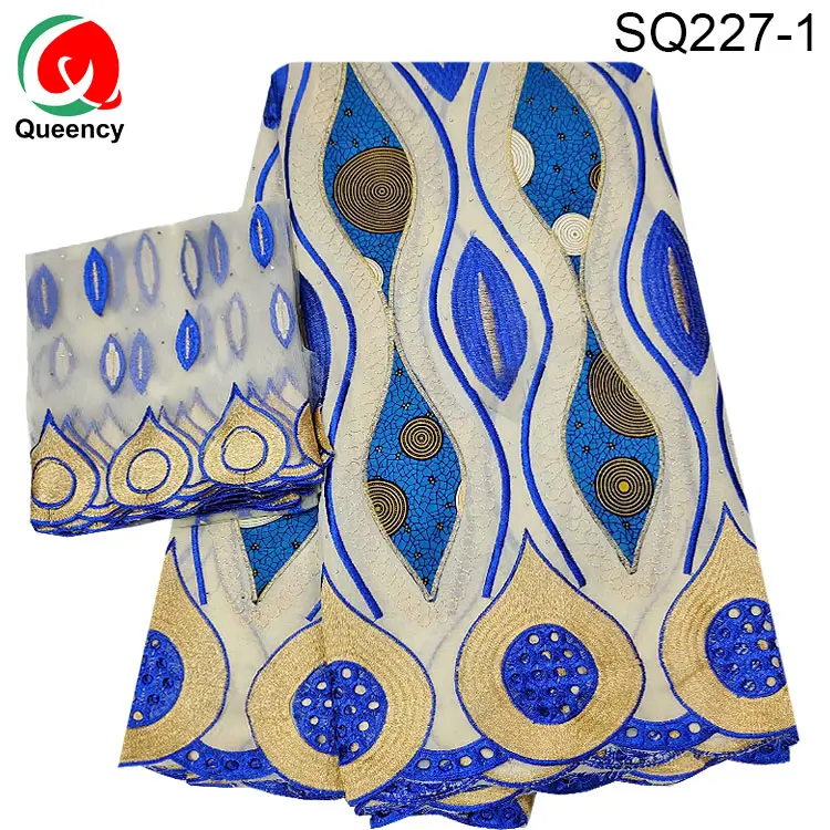 heavy african lace fabric swiss voile lace africa cotton lace beige with stones and beads