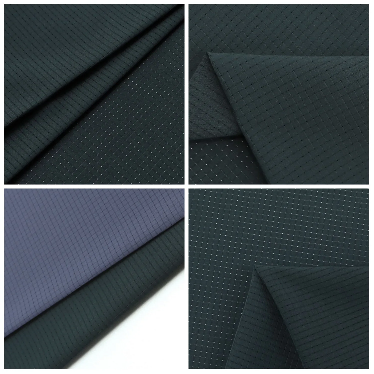 high quality woven soft 4 way stretch polyester spandex fabric 125gsm punched hole for sports wear, outdoor activities cloth