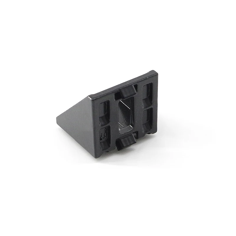 china manufacturer  1035 4040e-8 40*40mm casting aluminium bracket   for aluminum profile in black silver white and grey 4040