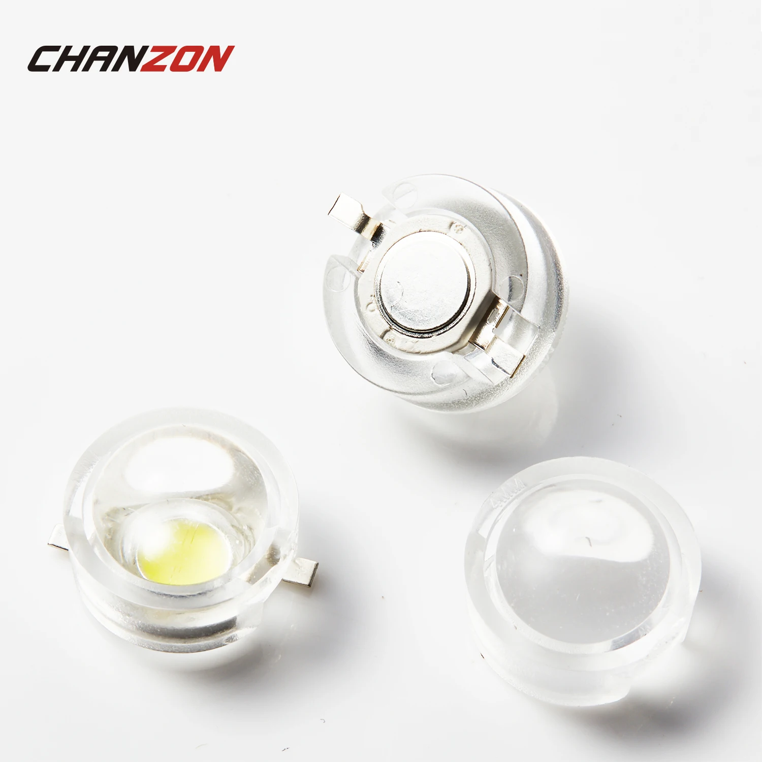 13mm mini LED Lens 15 30 45 60 90 Degrees  For High Power LED Chip 1W 3W 5W LED Light Clear Lens