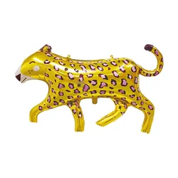New style cartoon animal shape foil balloon giraffe dachshund dog leopard tiger zoo balloons for birthday party decoration