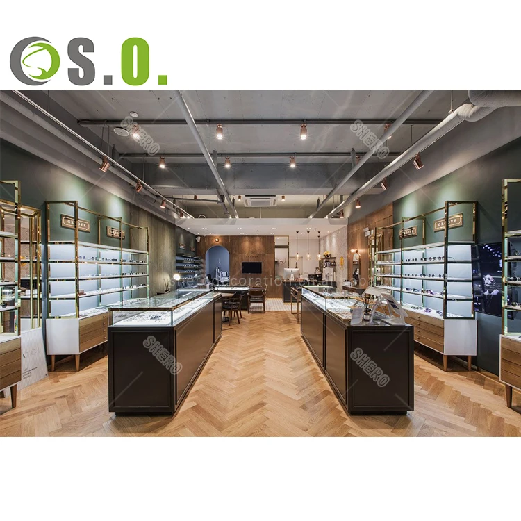 Optical Shop Interior Design Eyeglass Showcase Optical Store Display Furniture