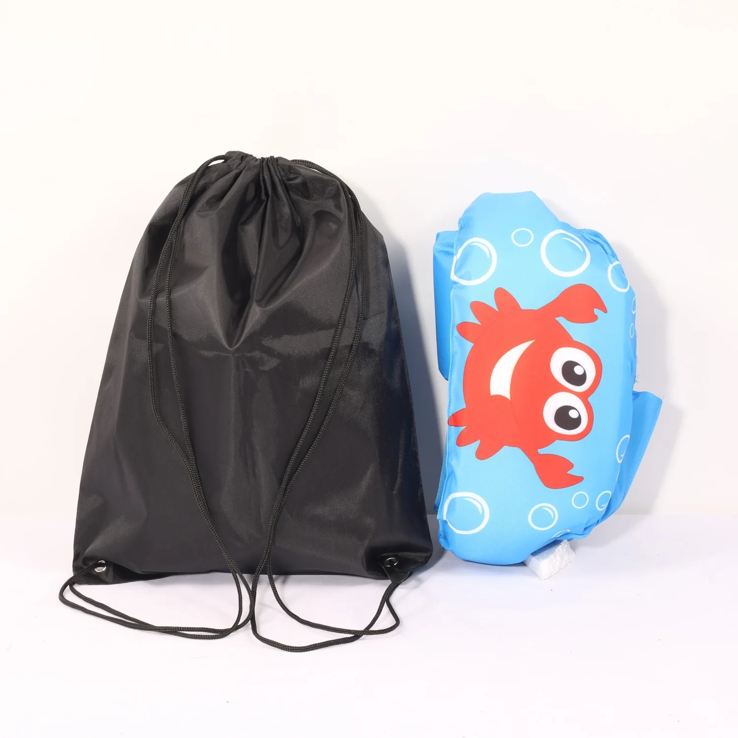 Custom Logo Pattern Kids Arm Band Floats Safety Learn Swimming Life Jacket  EPE Foam puddle jumper baby swimming vest